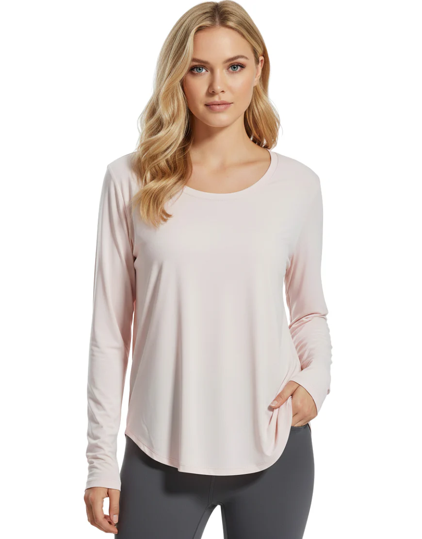 Innernest Easy Movement Relaxed Fit T-Shirt – Peach